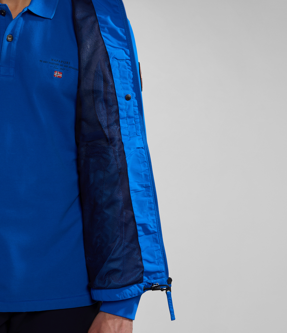 Agard Bomber Jacket Blue Lapis - 5
