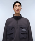 Felpa con Mezza Zip Tusco French Terry  - 2