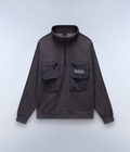 Felpa con Mezza Zip Tusco French Terry  - 1