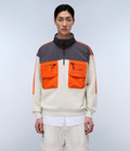 Felpa con Mezza Zip Tusco French Terry  - 4