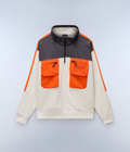 Felpa con Mezza Zip Tusco French Terry  - 1