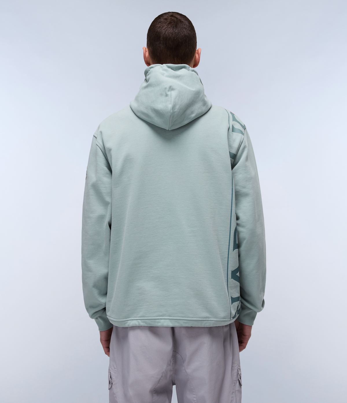 Sudadera con Capucha Rivalto French Terry Verde Mil - 6