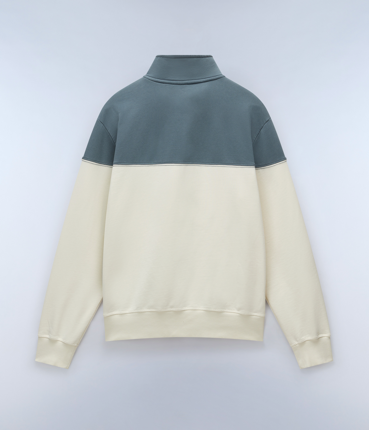 Felpa con Mezza Zip Saturnia French Terry  - 5