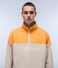 Felpa con Mezza Zip Saturnia French Terry  - 2