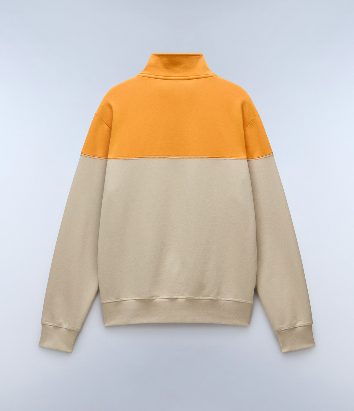 Felpa con Mezza Zip Saturnia French Terry  - 5