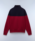Saturnia French Terry 1/2 Zip Sweatshirt Bordeaux - 7