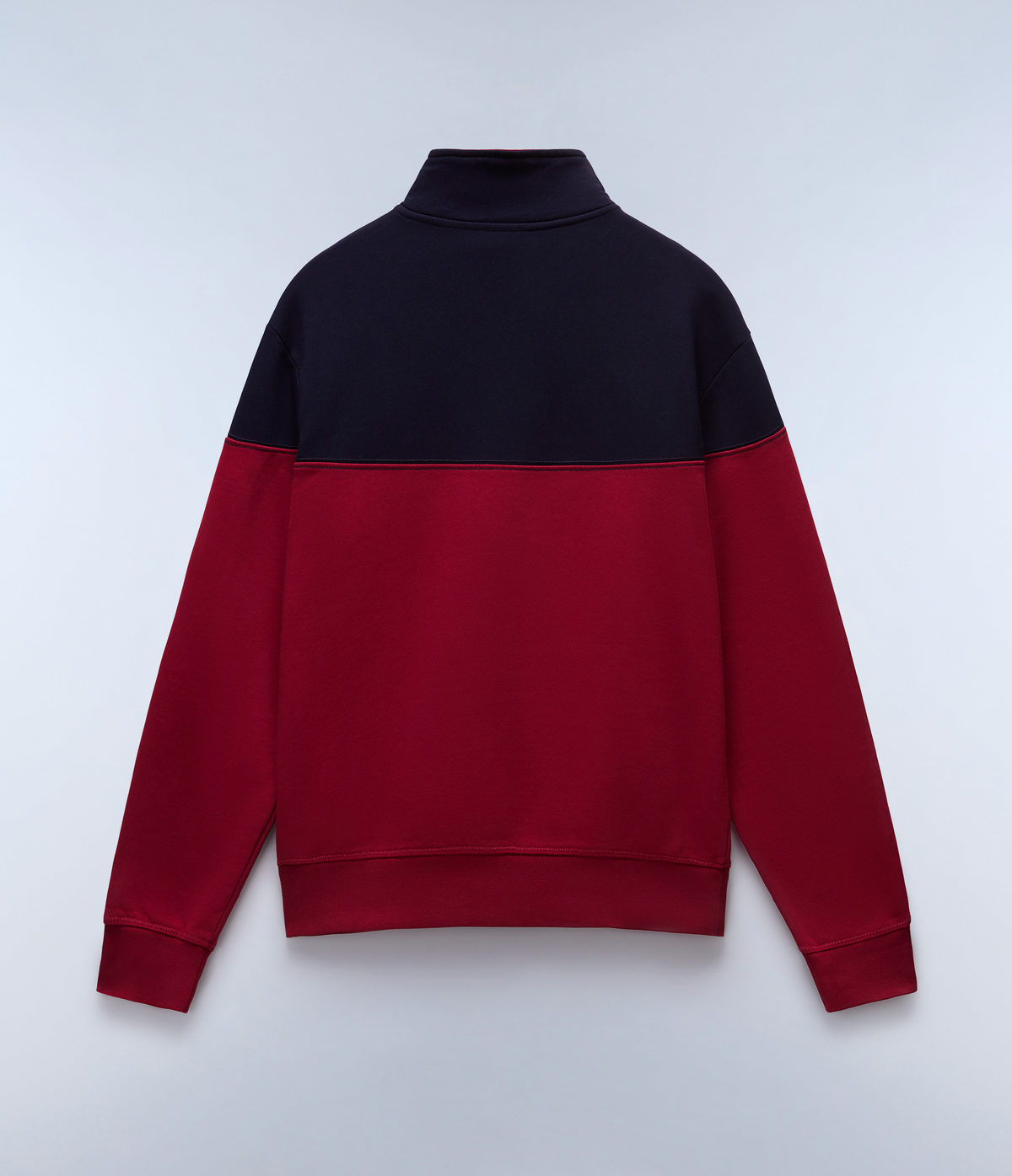 Saturnia French Terry 1/2 Zip Sweatshirt Bordeaux - 7