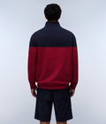 Saturnia French Terry 1/2 Zip Sweatshirt Bordeaux - 6