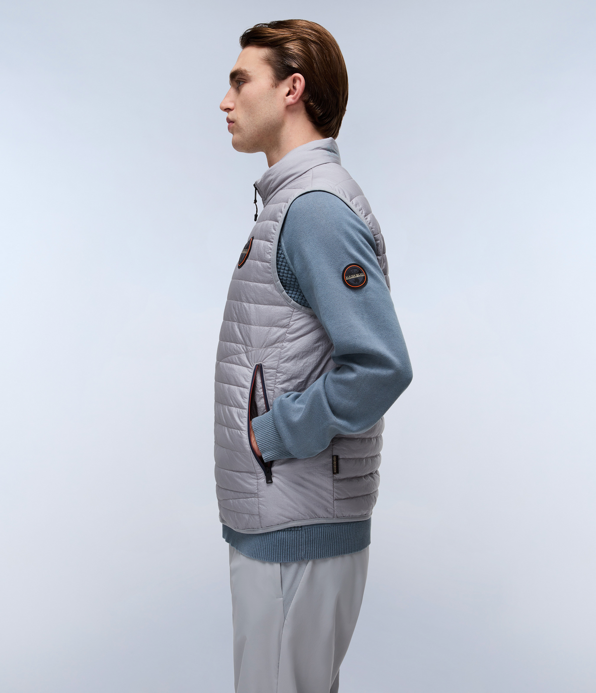 Chaleco Amiata Gris Claro - 4