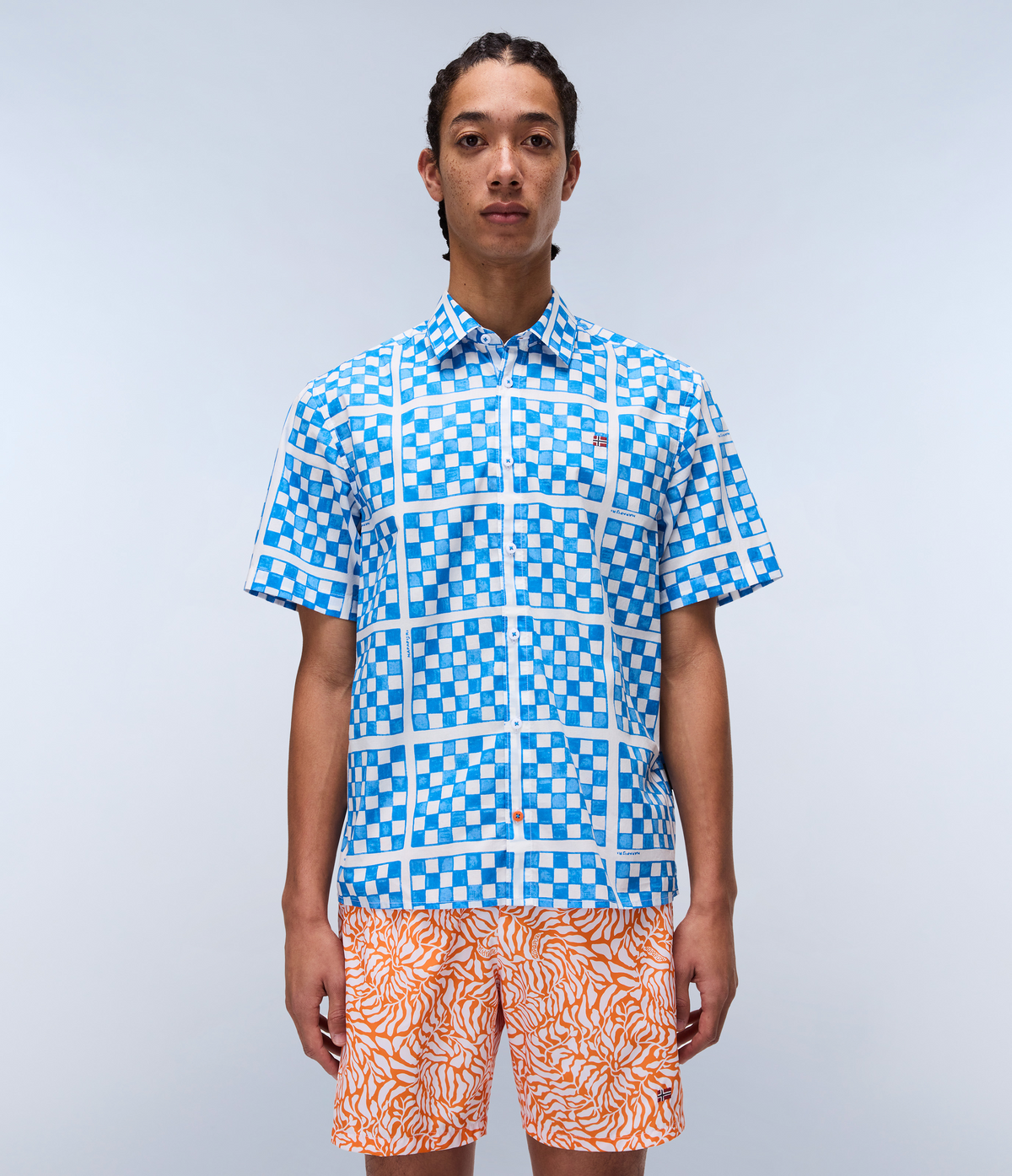 Camicia a Maniche Corte Ronge  - 4