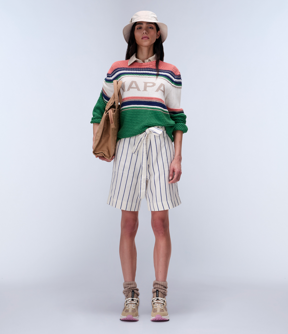Nice Stripe Bermudashort  - 2