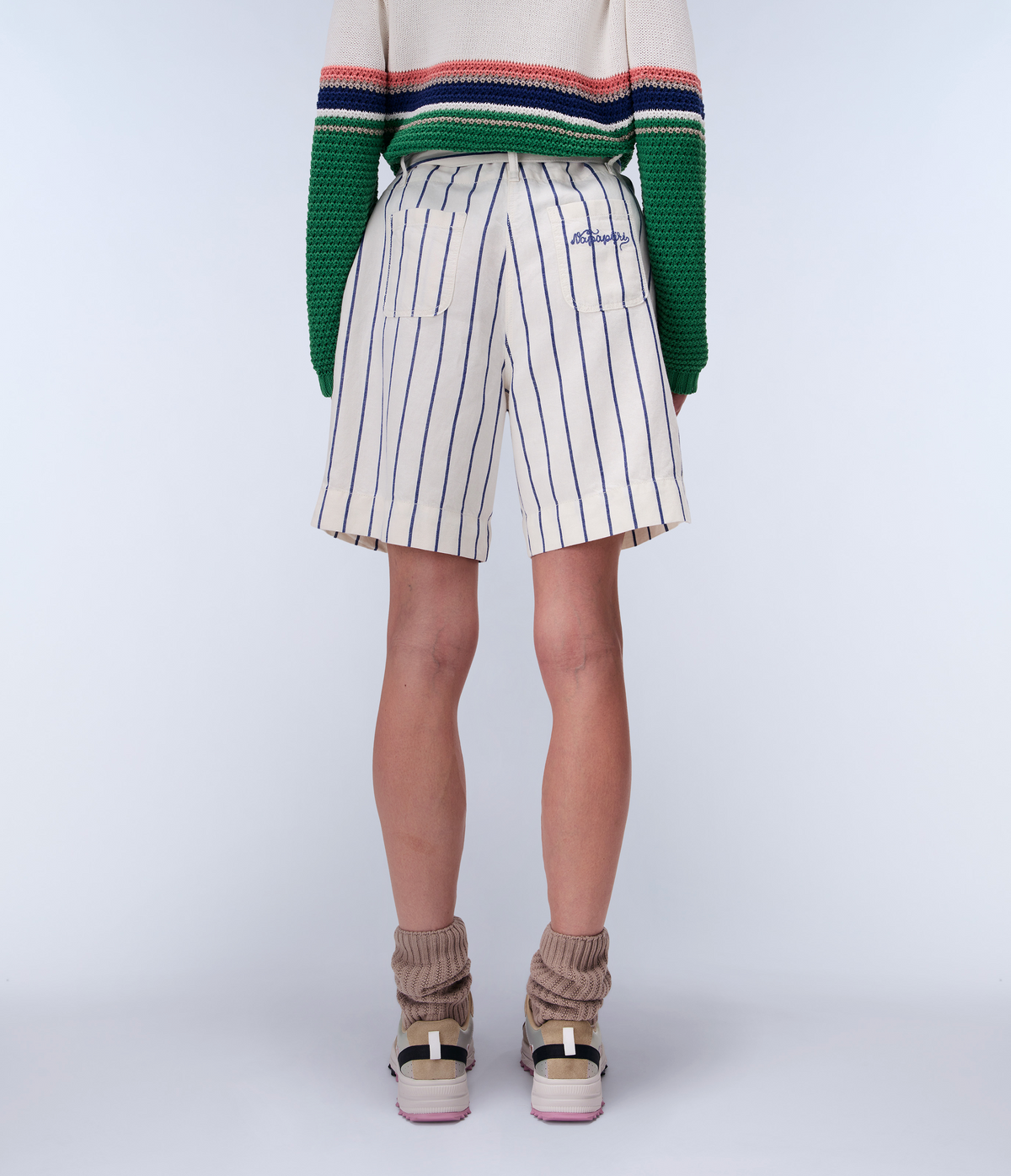 Nice Stripe Bermudashort  - 5