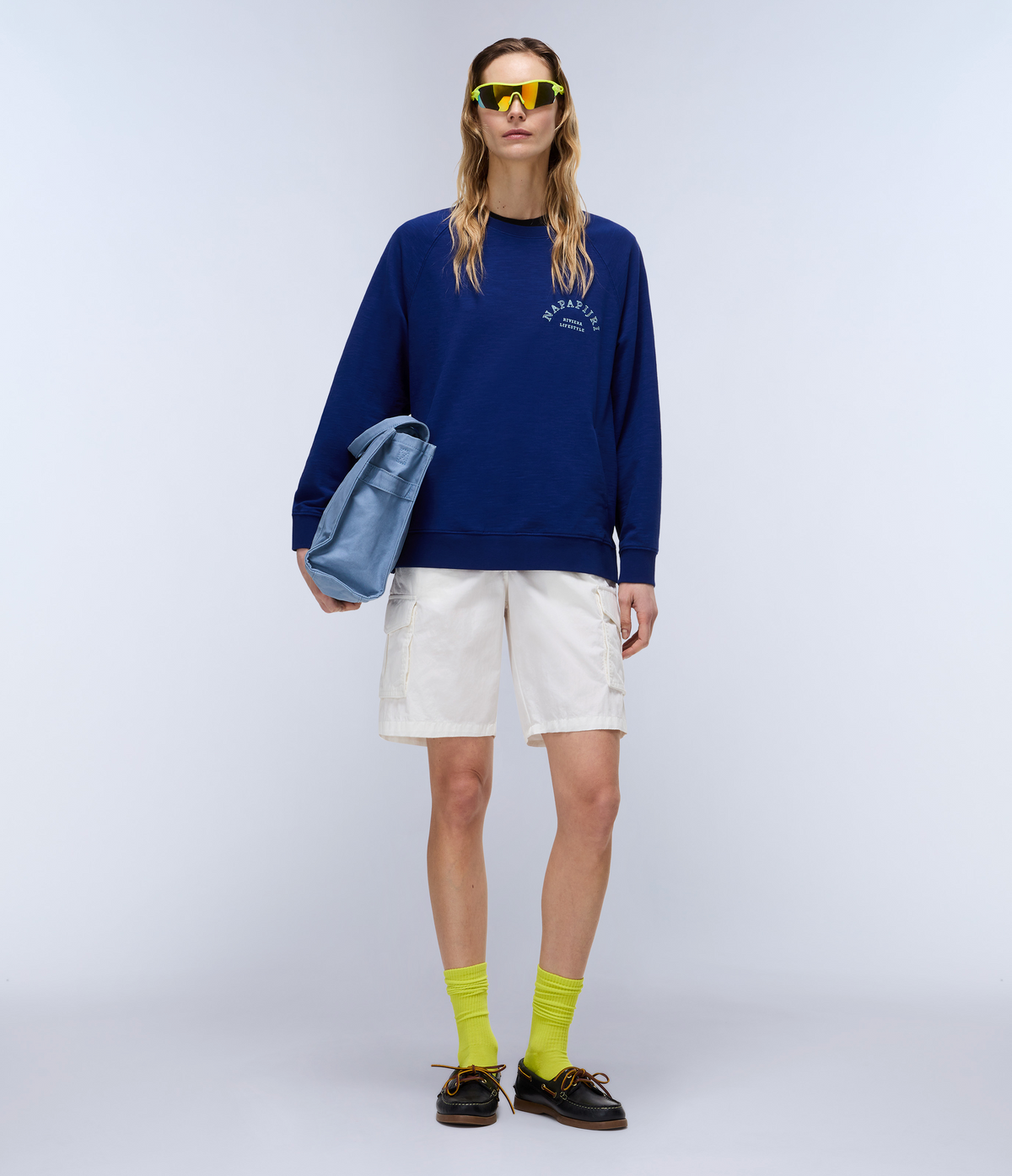 Fete French Terry Sweatshirt Blue - 2
