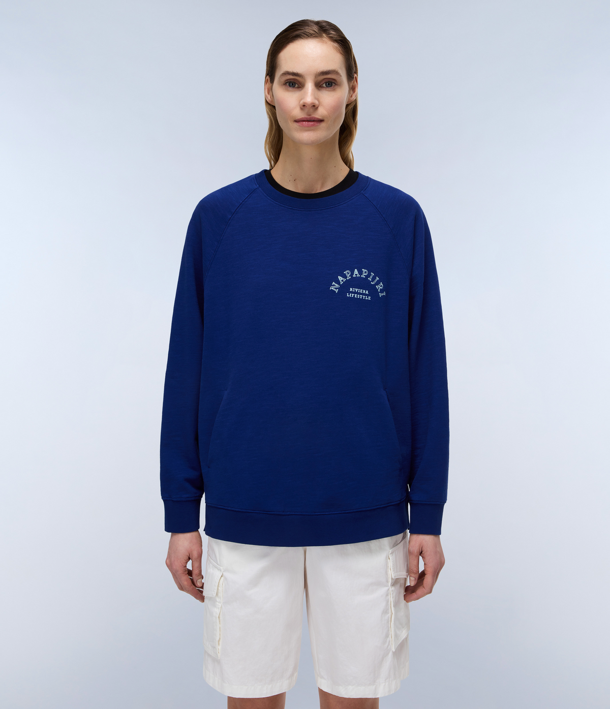 Fete French Terry Sweatshirt Blue - 3