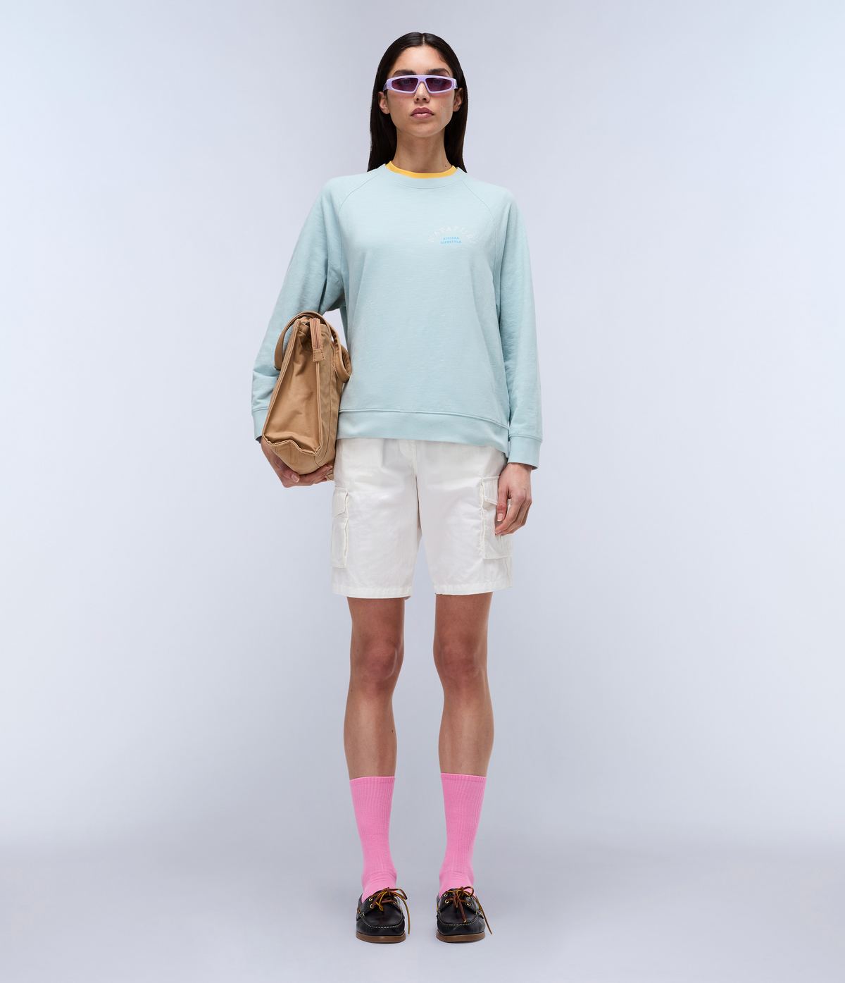 Fete French Terry Sweatshirt Light Blue - 2