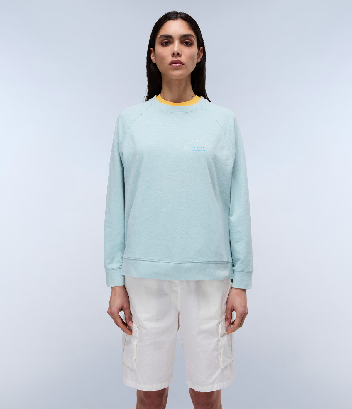 Fete French Terry Sweatshirt Light Blue - 3
