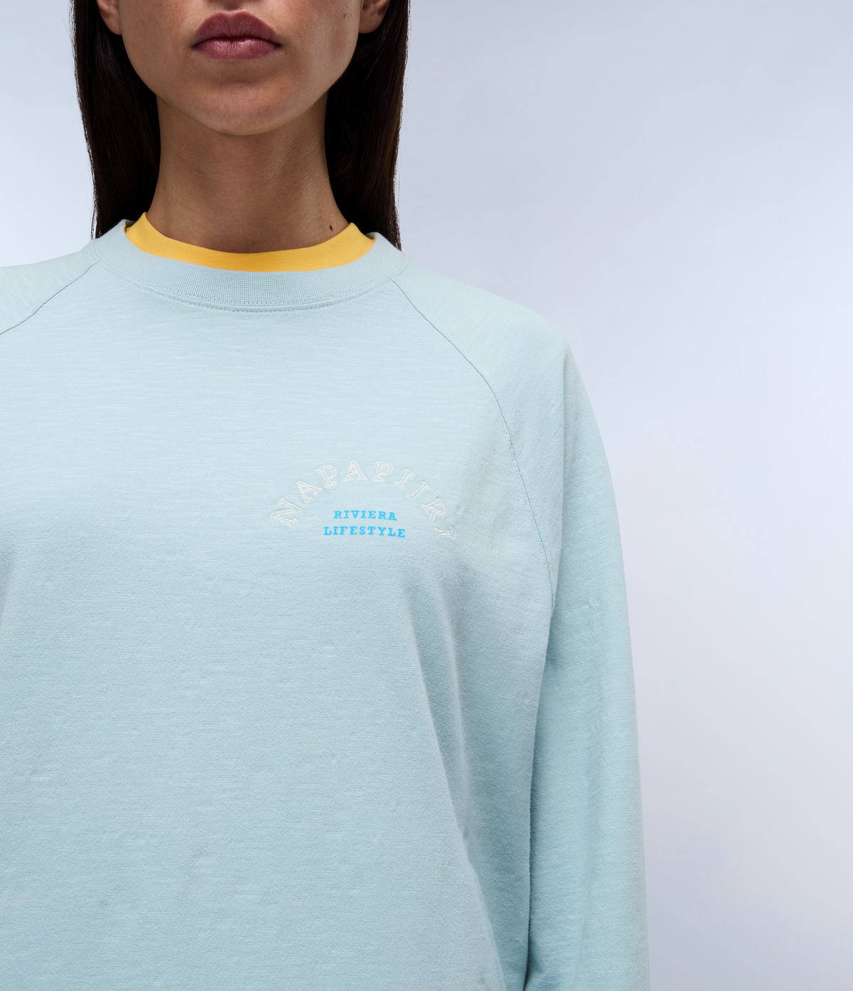 Fete French Terry Sweatshirt Light Blue - 6