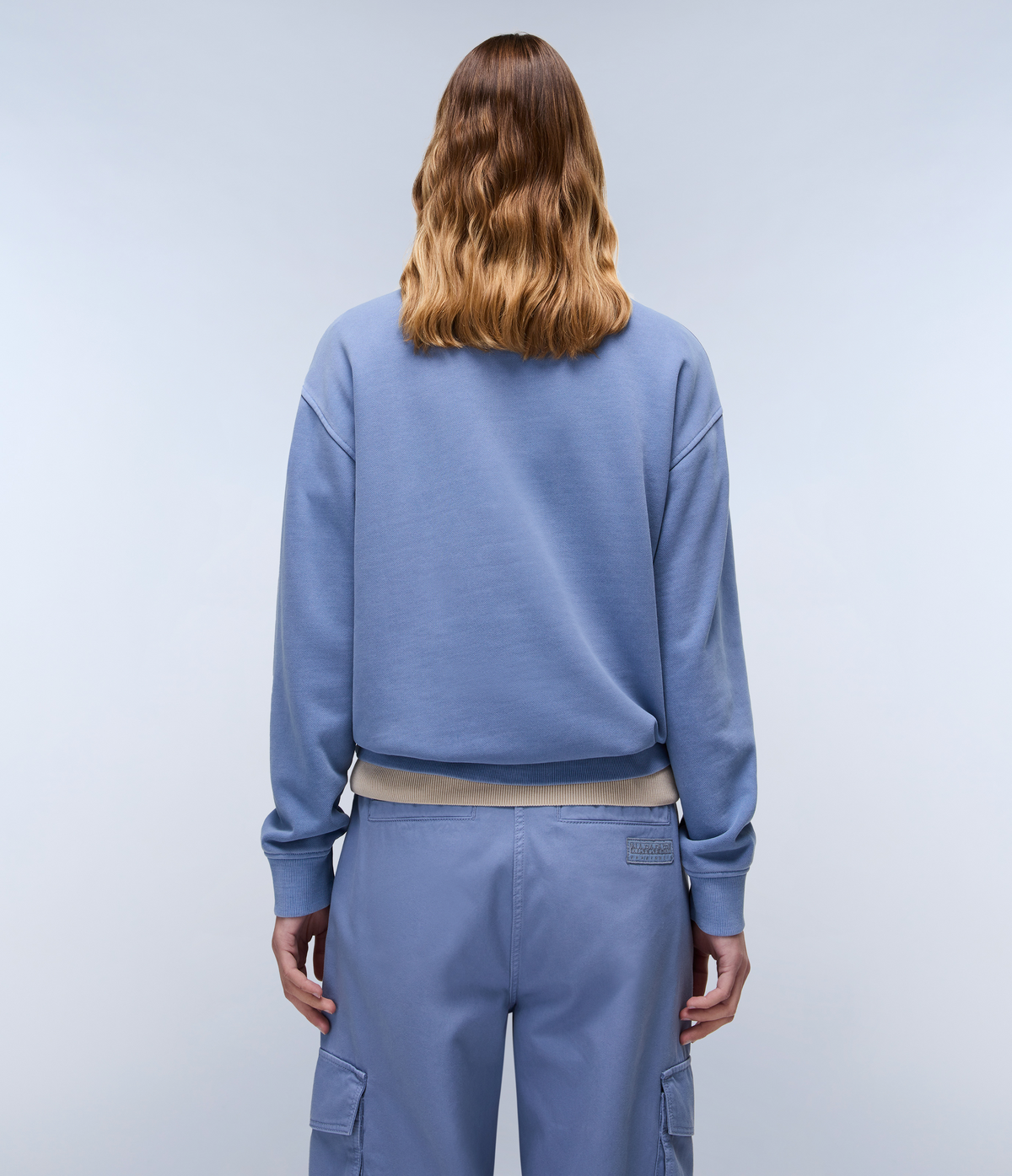 Azure French Terry Sweatshirt Light Blue - 6