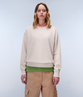 Azure French Terry Sweatshirt Beige Silver - 4