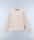Azure French Terry Sweatshirt Beige Silver - 1