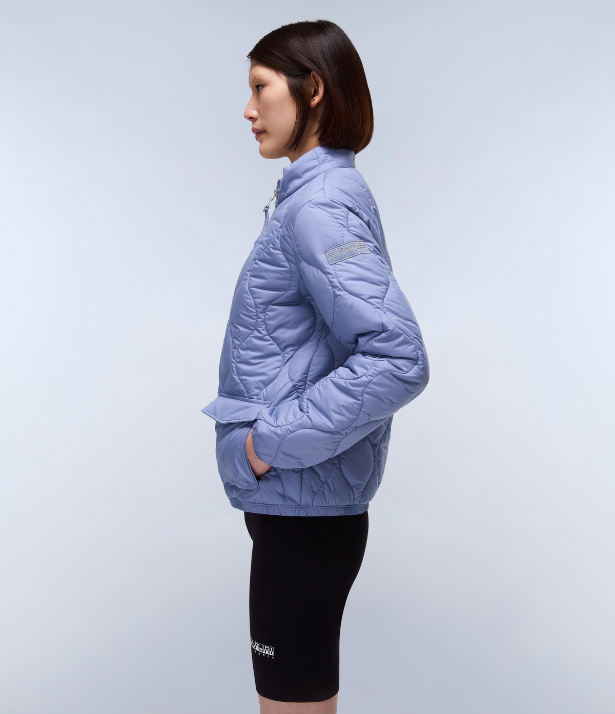Belle Short Jacket Light Blue - 5