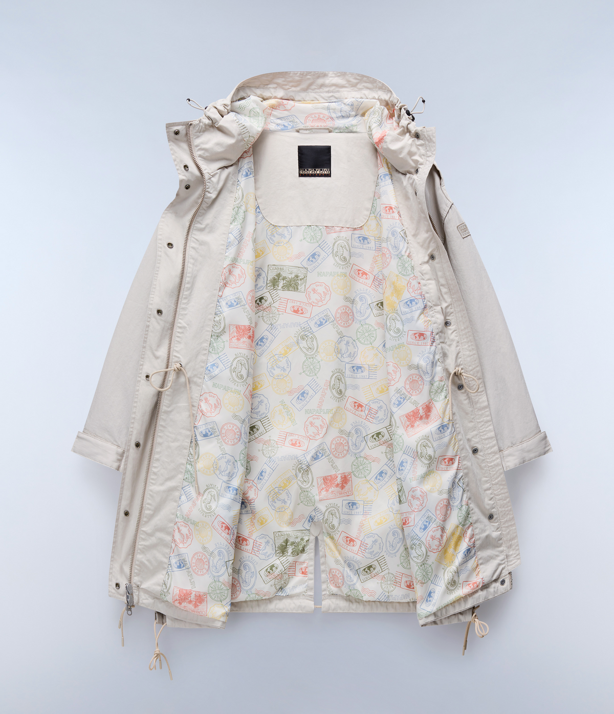 Menton Long Jacket Beige Silver - 9