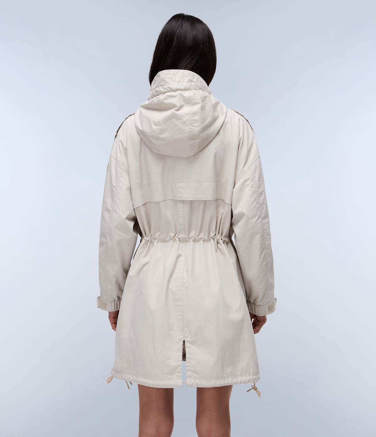 Menton Long Jacket Beige Silver - 6