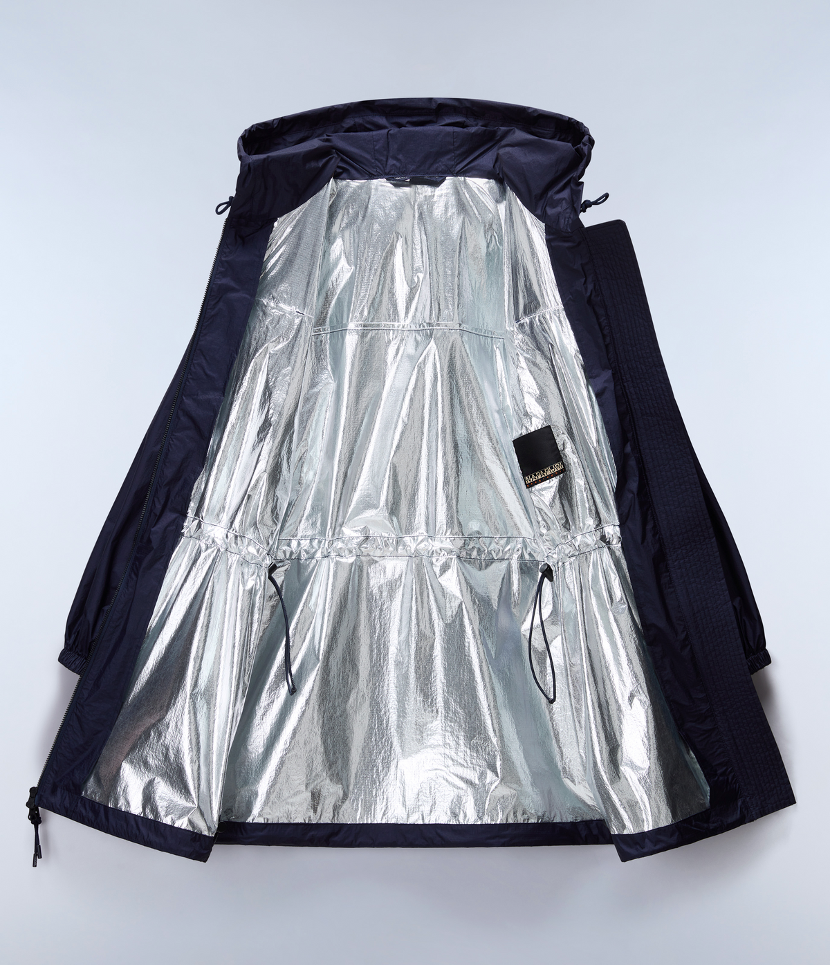 Skidoo Open Reflet Long Jacket Dark Blue - 9