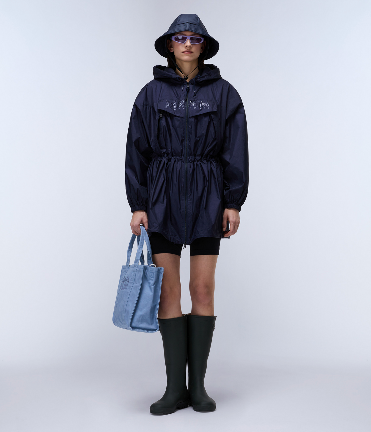 Skidoo Open Reflet Long Jacket Dark Blue - 3