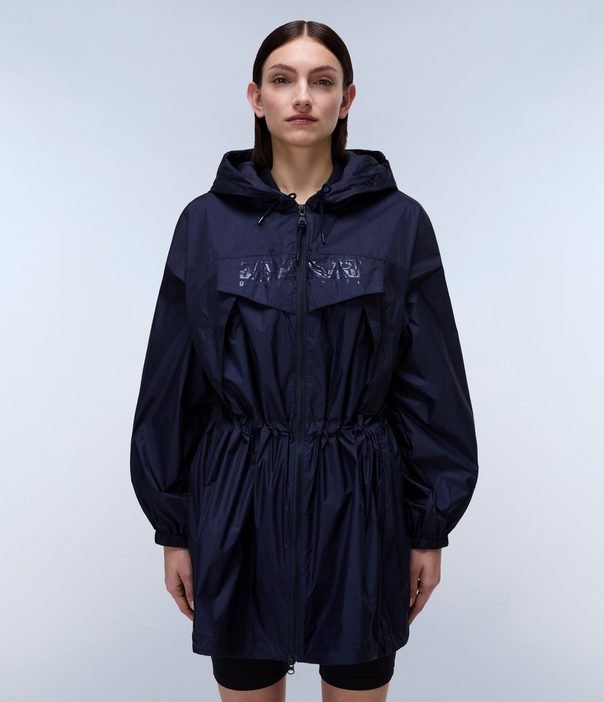 Skidoo Open Reflet Long Jacket Dark Blue - 4