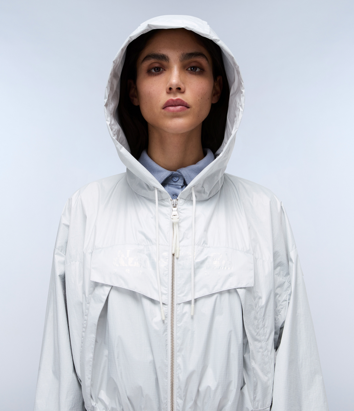 Skidoo Open Reflet Long Jacket White - 2