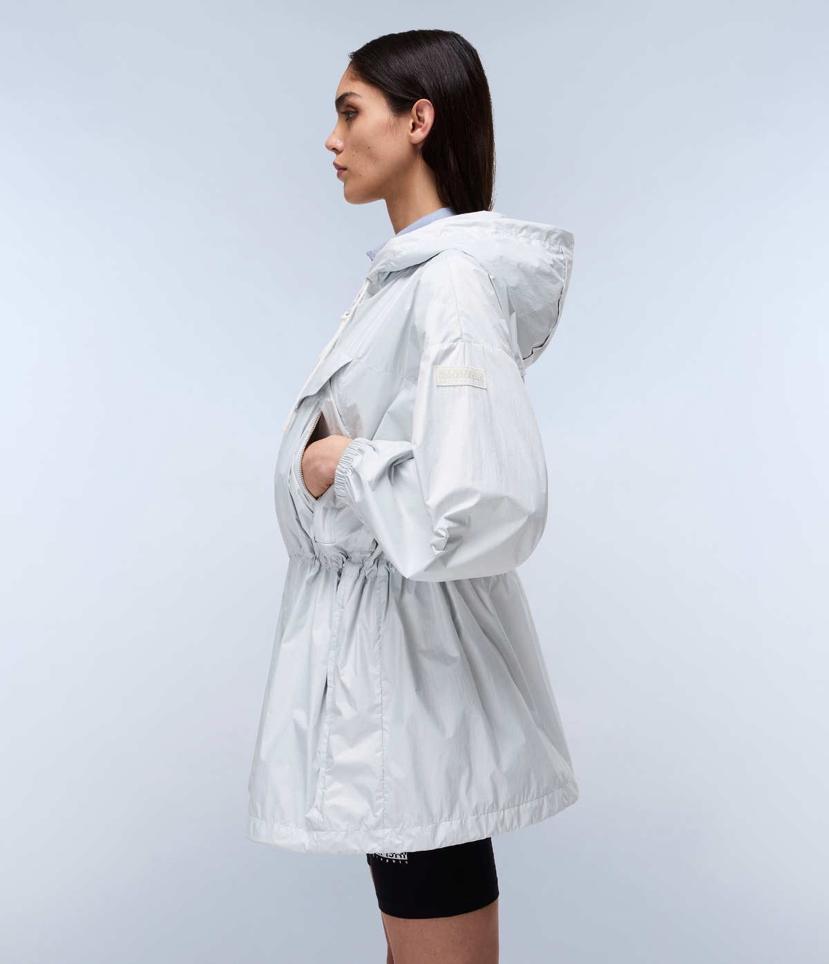 Skidoo Open Reflet Long Jacket White - 5
