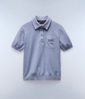 Cassis Polo Jumper Light Blue - 1