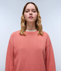 Sambre Crew Neck Jumper Pink - 2