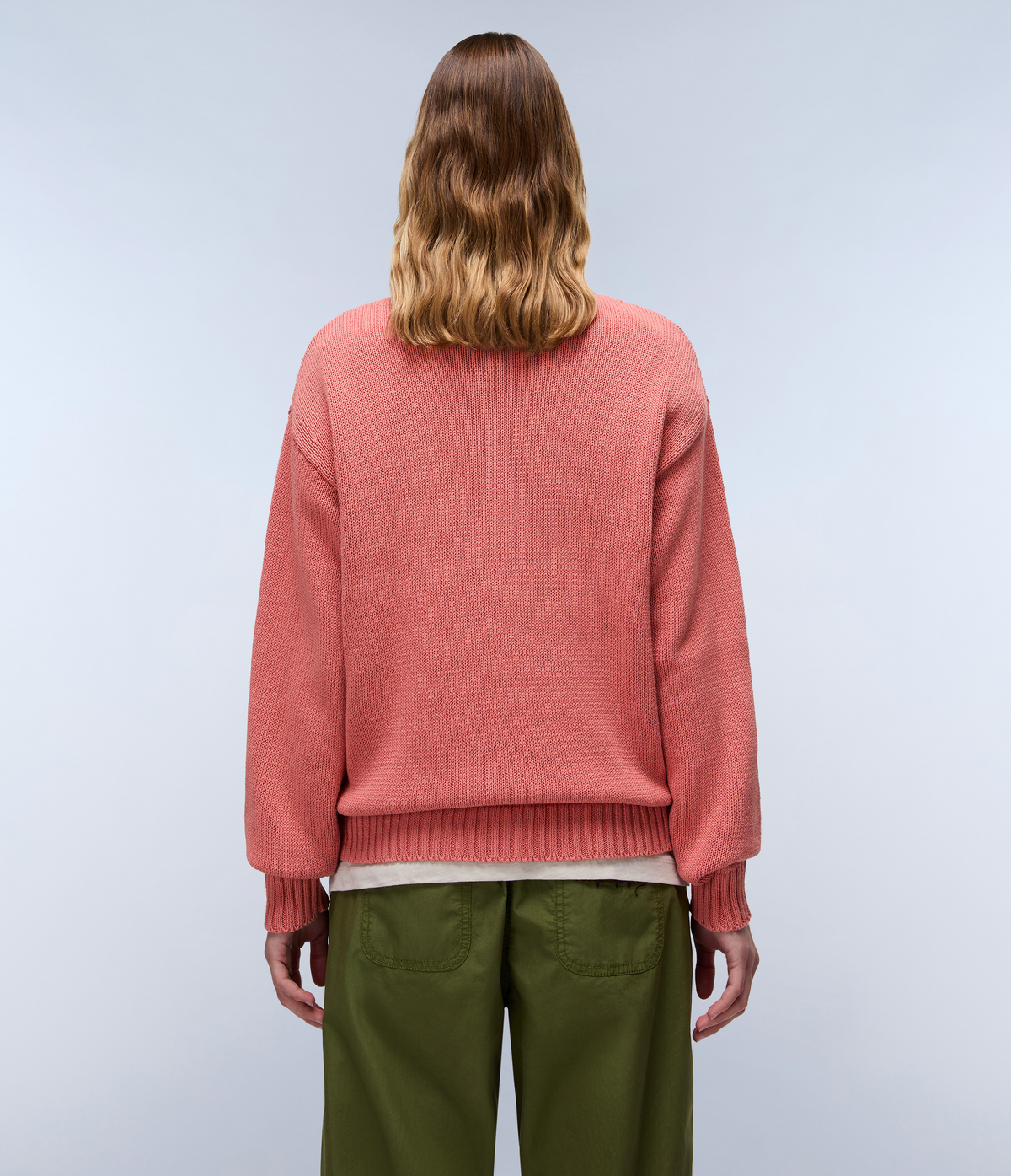 Sambre Crew Neck Jumper Pink - 5