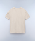 Azure Short Sleeve T-Shirt Beige Silver - 6