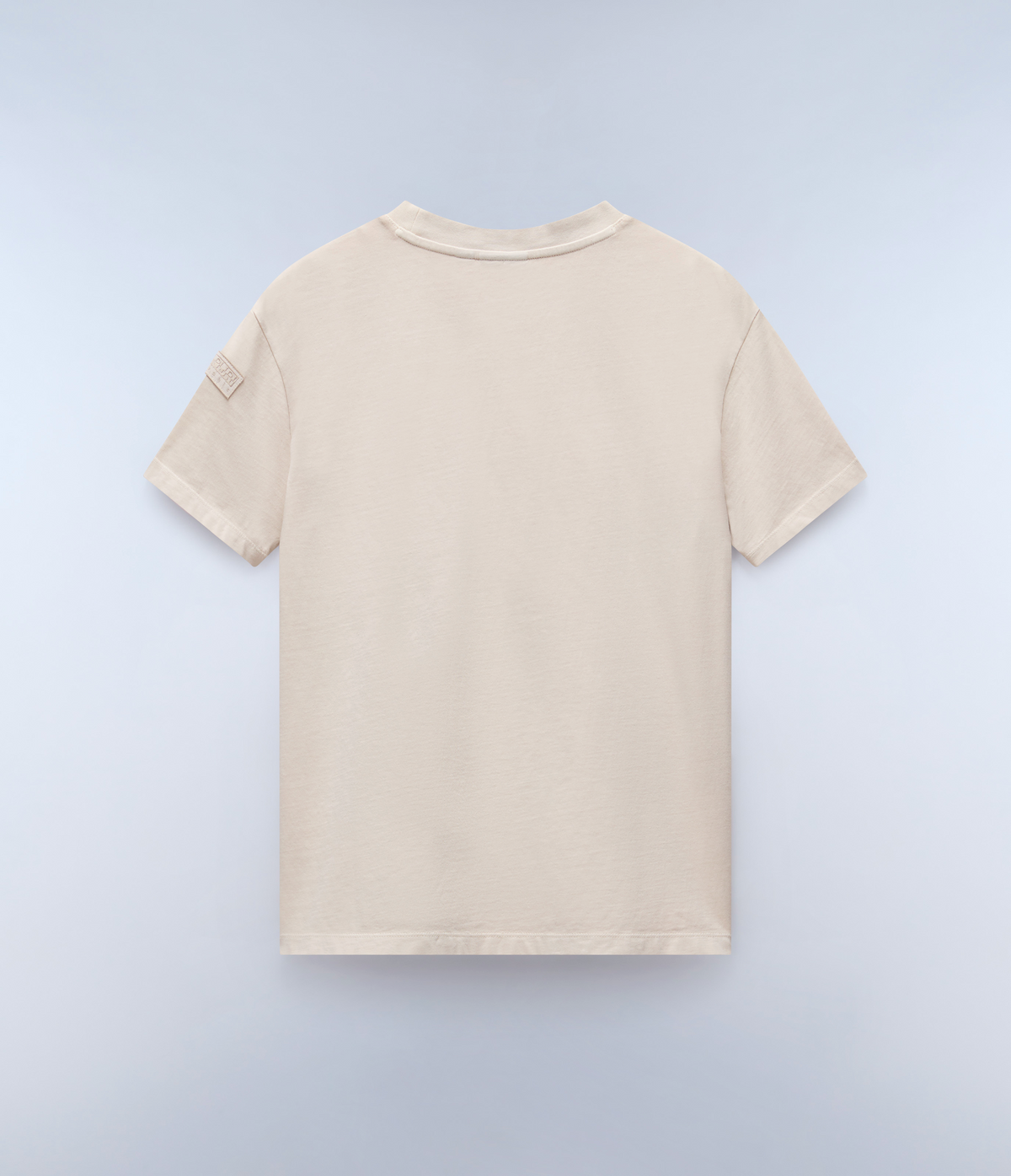 Azure Short Sleeve T-Shirt Beige Silver - 6