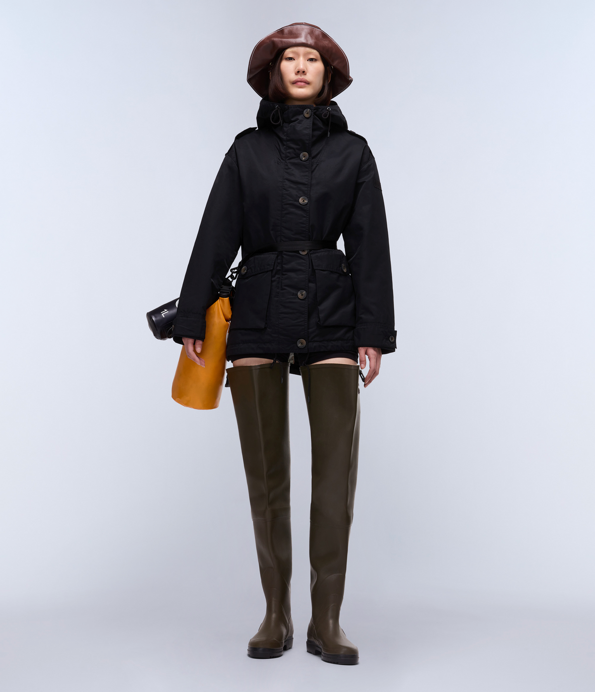 Elsa Medium Jacket Black - 3