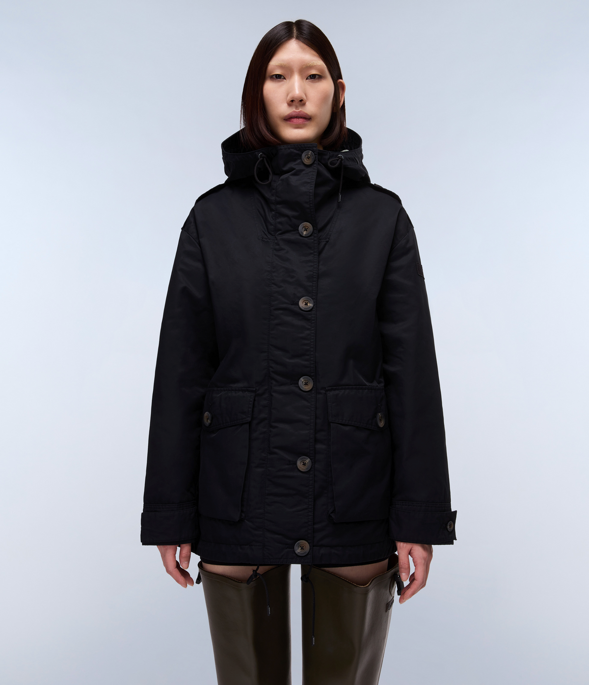 Elsa Medium Jacket Black - 4