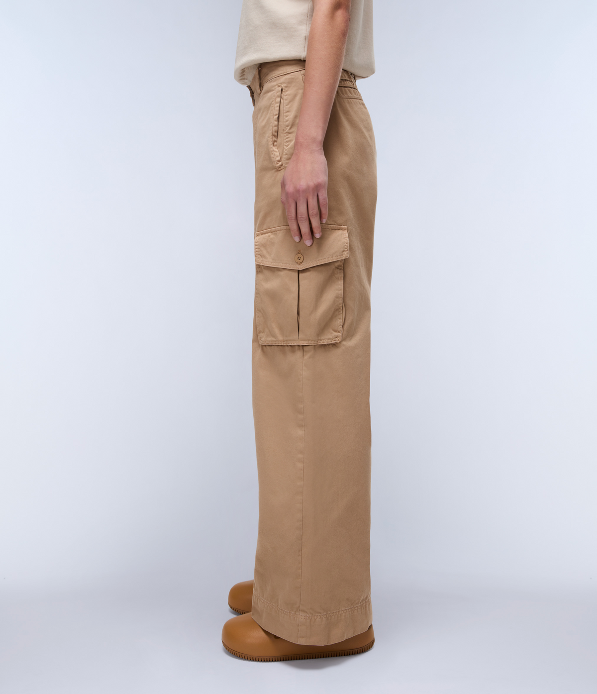 Selva Cargo Trousers Beige - 4