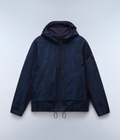 Tartuca Print Short Jacket Dark Blue - 1