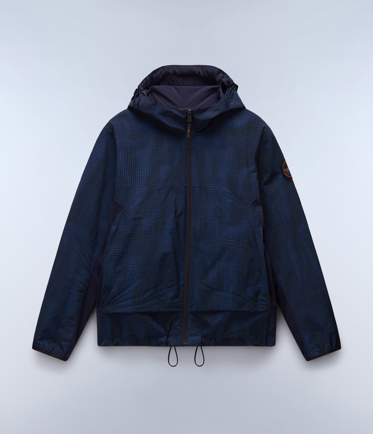 Tartuca Print Short Jacket Dark Blue - 1
