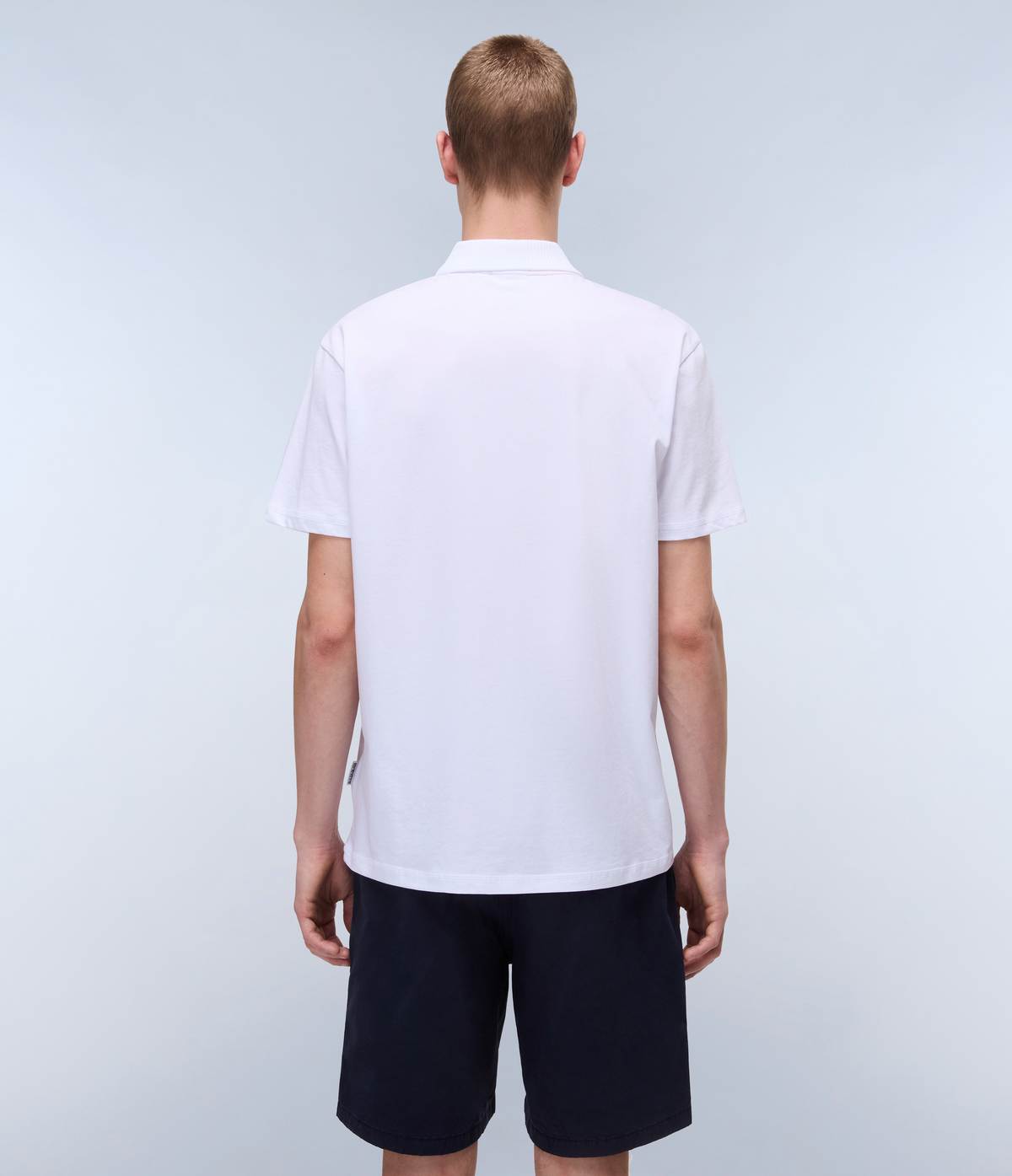 Egeas Jersey Short Sleeve Polo Shirt White - 3