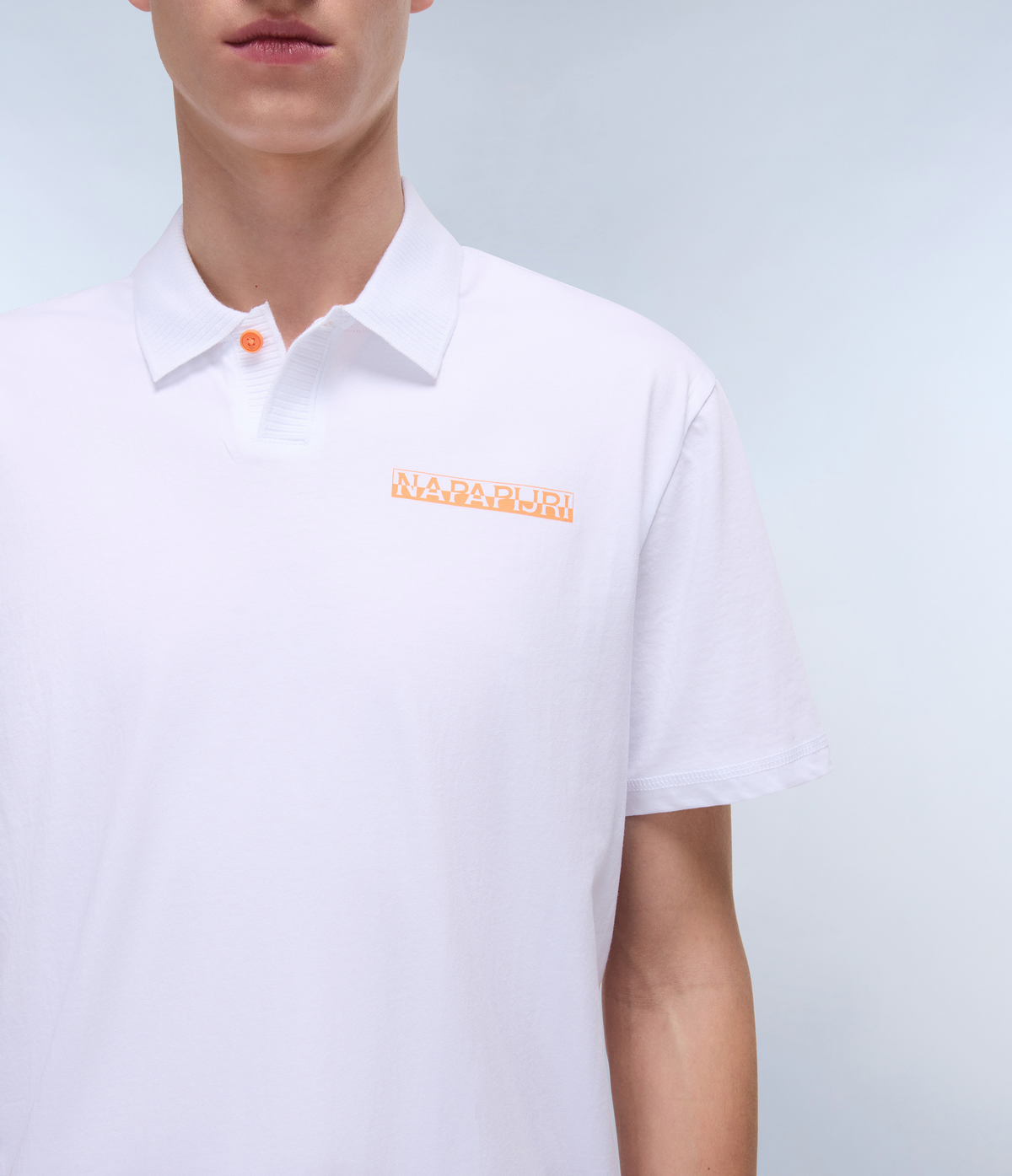 Egeas Jersey Short Sleeve Polo Shirt White - 5
