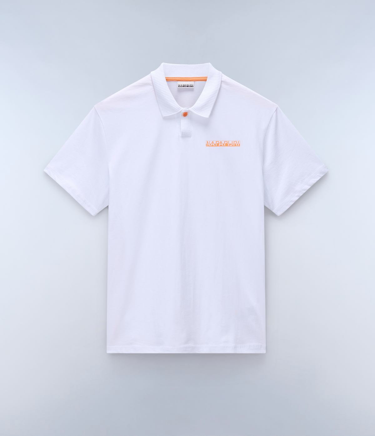 Egeas Jersey Short Sleeve Polo Shirt White - 1