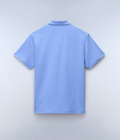 Egeas Jersey Short Sleeve Polo Shirt Blue Flower - 4