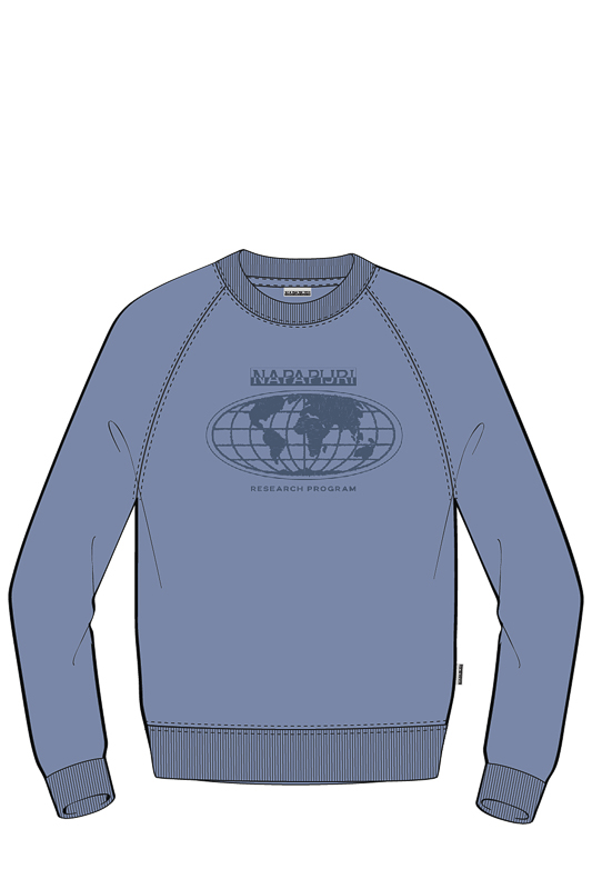Bisy Sweatshirt Blue Ash - 1